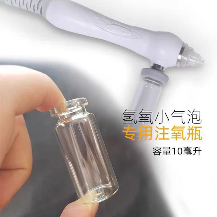 Hydrogen Oxygen Glass Bottle Handheld Oxygen Injector Face Cleaner ...