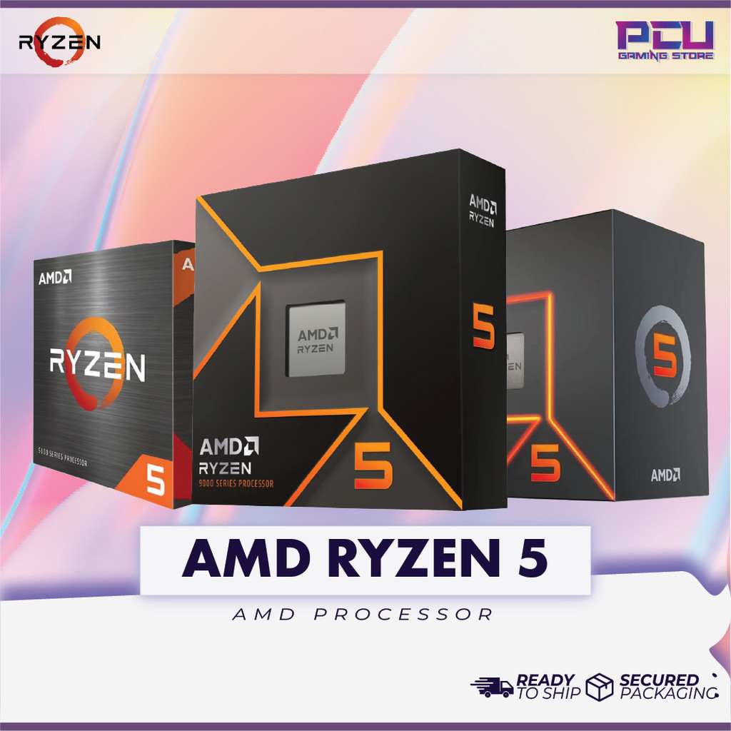 # PCU LEGACY # AMD RYZEN 5 7500F 7600X / AM5 PROCESSOR / 3Y WARRANTY ...