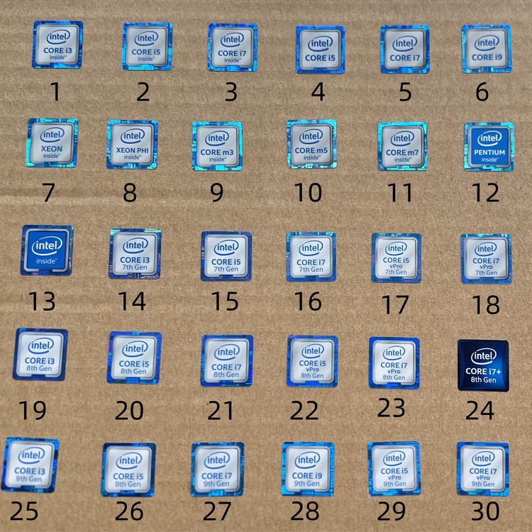 2025 intel 6th Generation 7th Generation 8th Generation 9th Generation ...