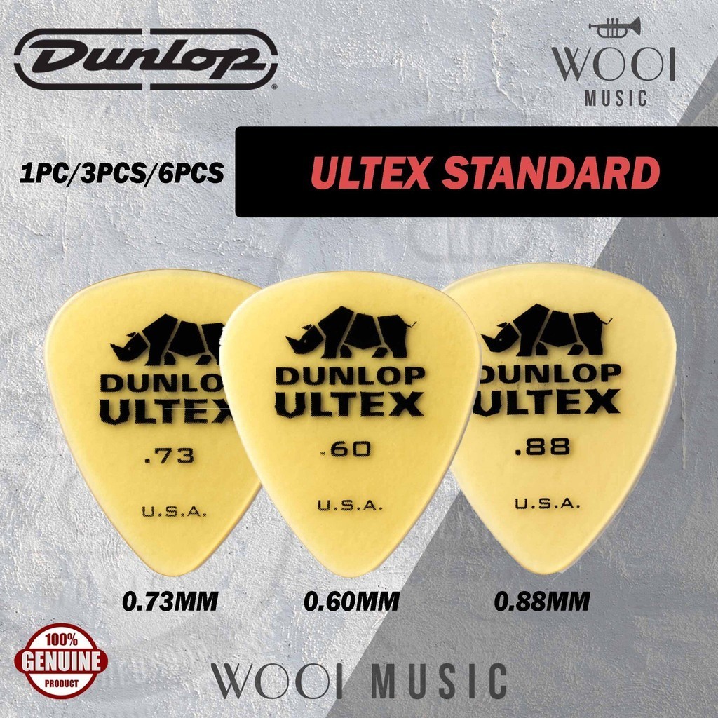 Fender Plektrum Dunlop Ultex Gitarrenplektren – Dreieck, 1,14 Mm Stärke, Packungen Mit 6-36 Stück Dunlop Gummistiefel Stahlkappe