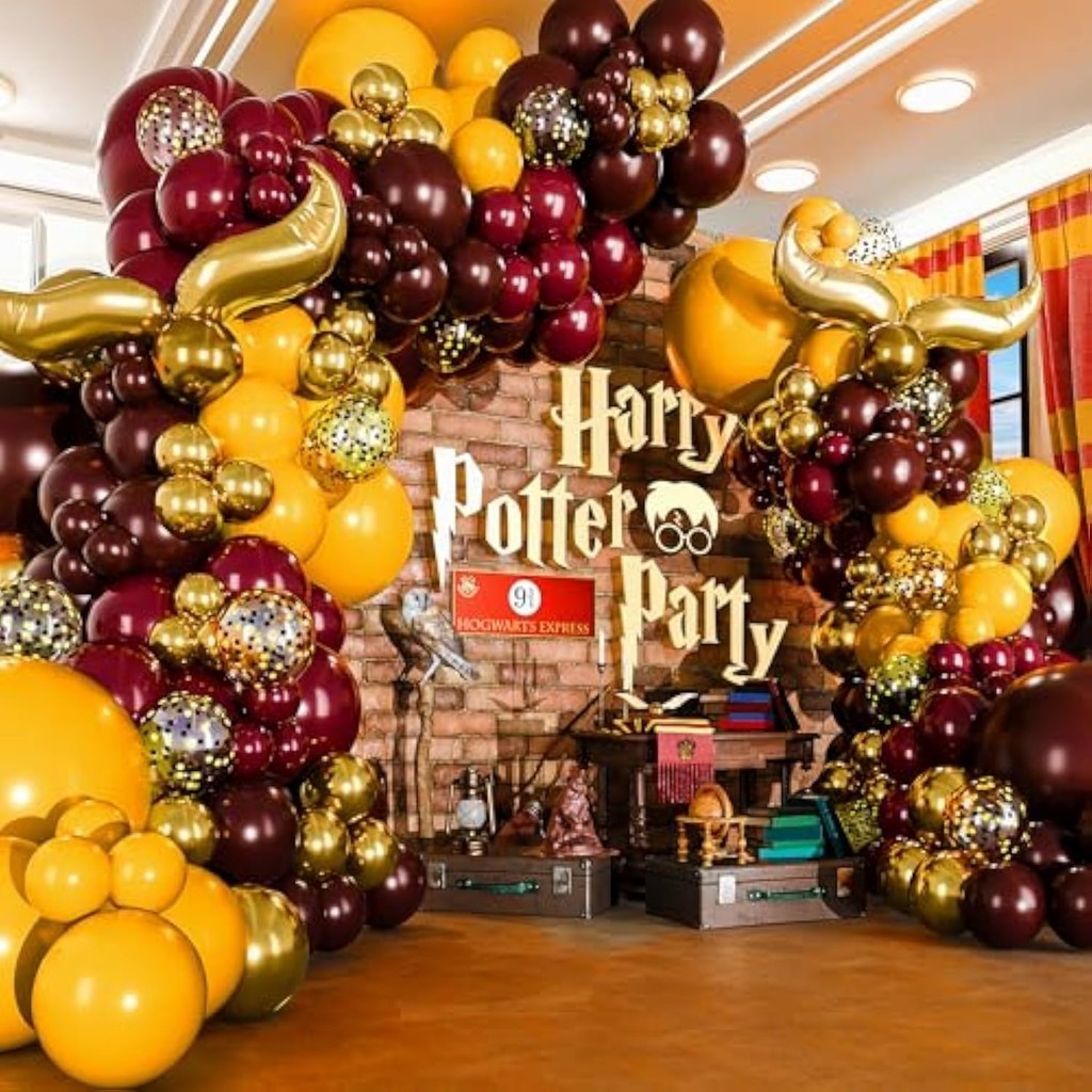 Harry Potter Balloons Garland Arch Kit For Birthday Decorations – Party 