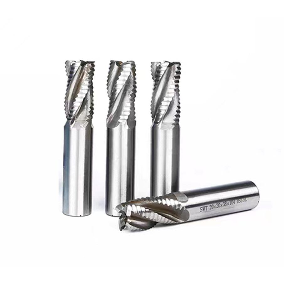 PT: Jrealmer Roughing End Mill HSS Cutters 4 Flute 5mm to 45mm Saw ...