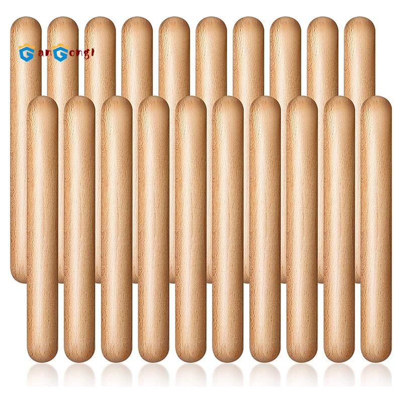 Tree2018 Classical Wood Claves, Musical Percussion Instrument,7.8 Inch