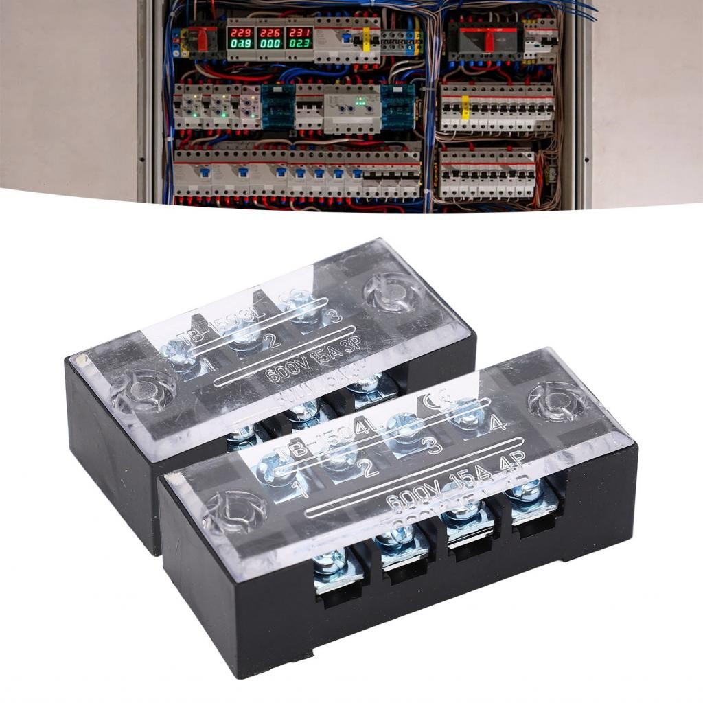Xiyijia Terminal Block Dual Row High Current M3 Screw Wire Barrier with ...