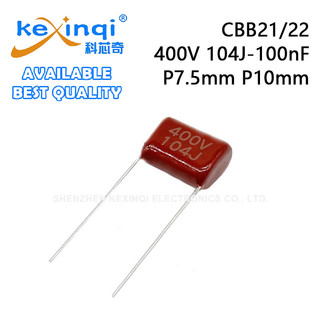 10 Valeurs * 5 Pièces 400V CBB21/CBB22 5% Metallized Polyproylene