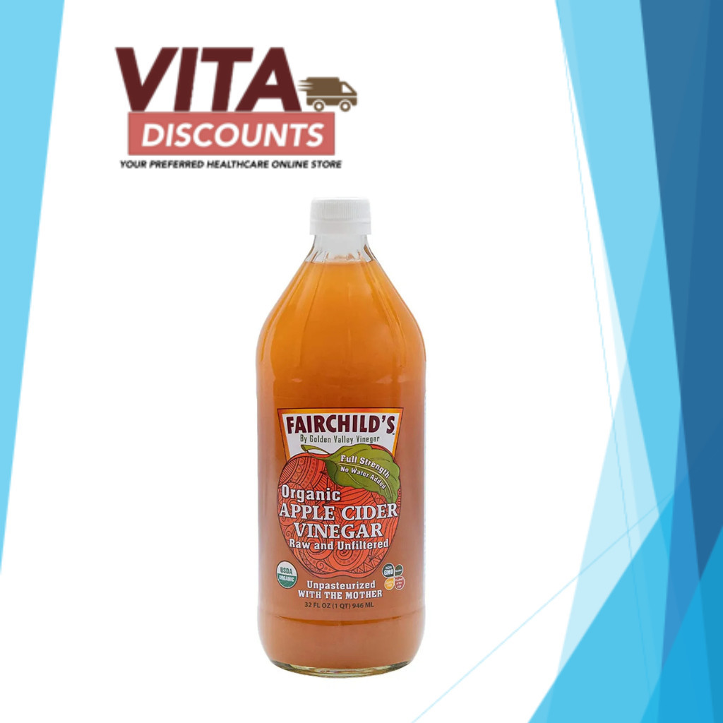 FAIRCHILD'S ORGANIC APPLE CIDER VINEGAR 946ML EXP12/2028 | Shopee Malaysia