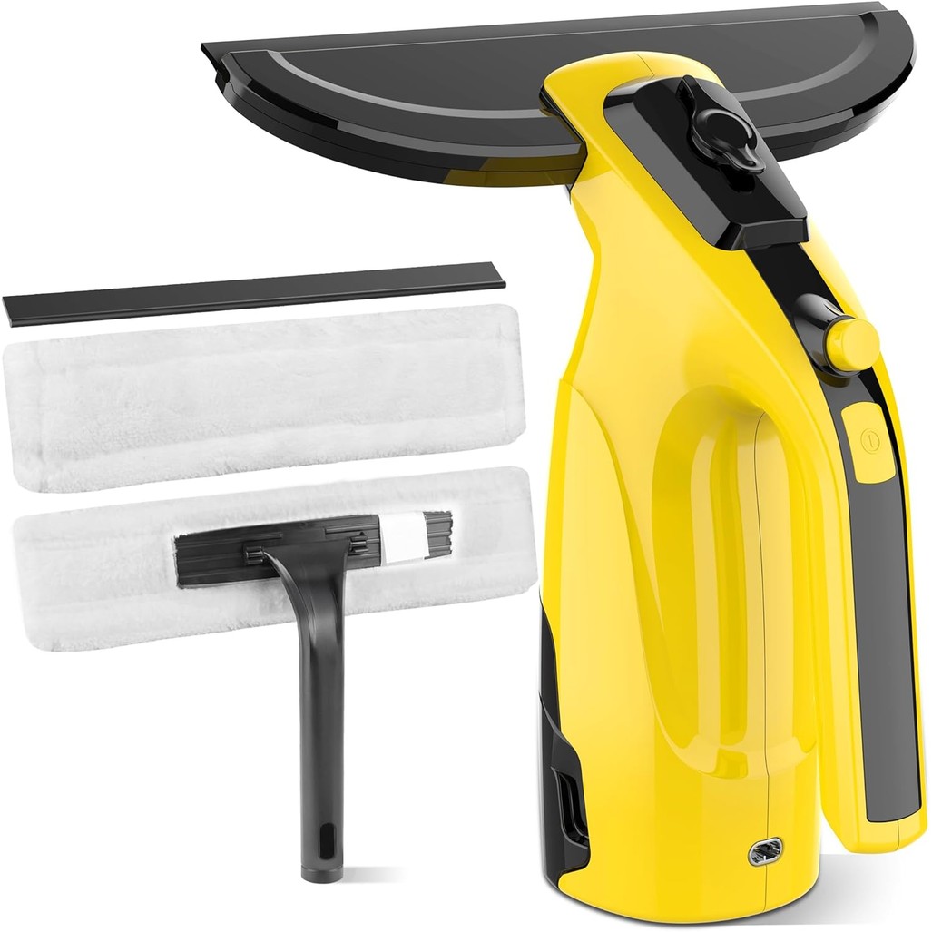 Rechargeable Window Vac, Window Vacuum Cleaner Set, Cordless Vacuum ...