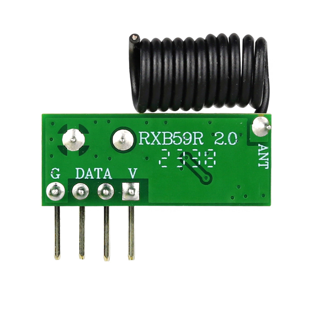 315MHz/433MHz Superheterodyne RF Receiver Module 3.3V-5.5V Wireless RF ...