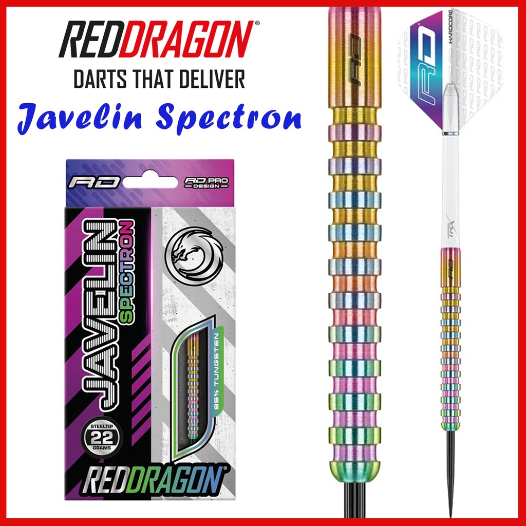 Red Dragon Javelin Spectron Steeldarts | 24g | 5-RD2516