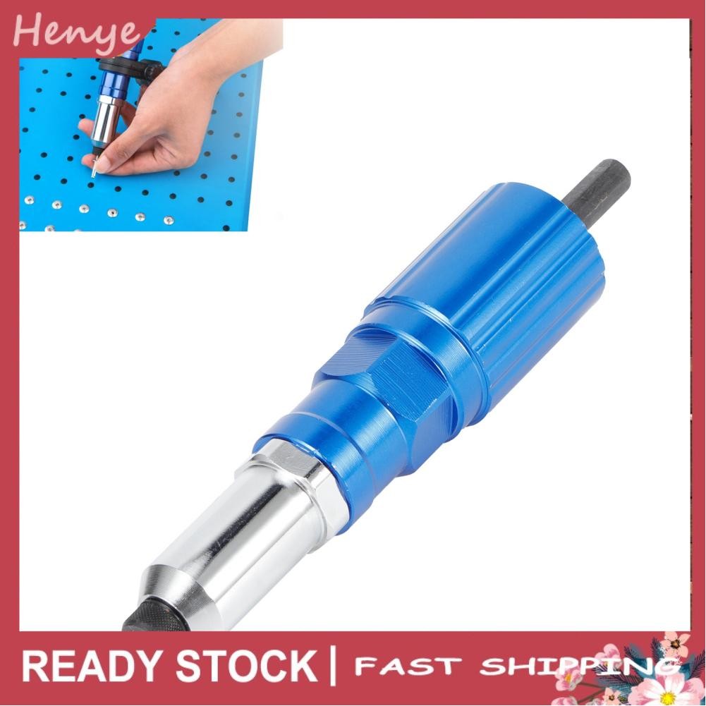 henye-my Electric Drill Rivet Attachment Kit Power Riveter Conversion ...
