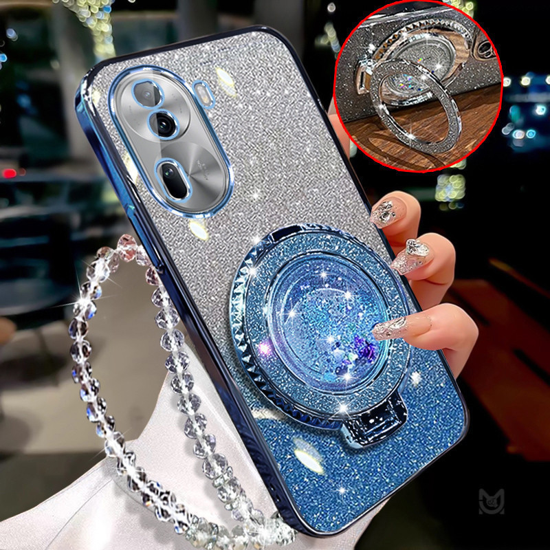 Bling Casing For OPPO Reno 11 10 8 Pro 11F 8T 8Z 7Z 10Pro Plus Liquid ...