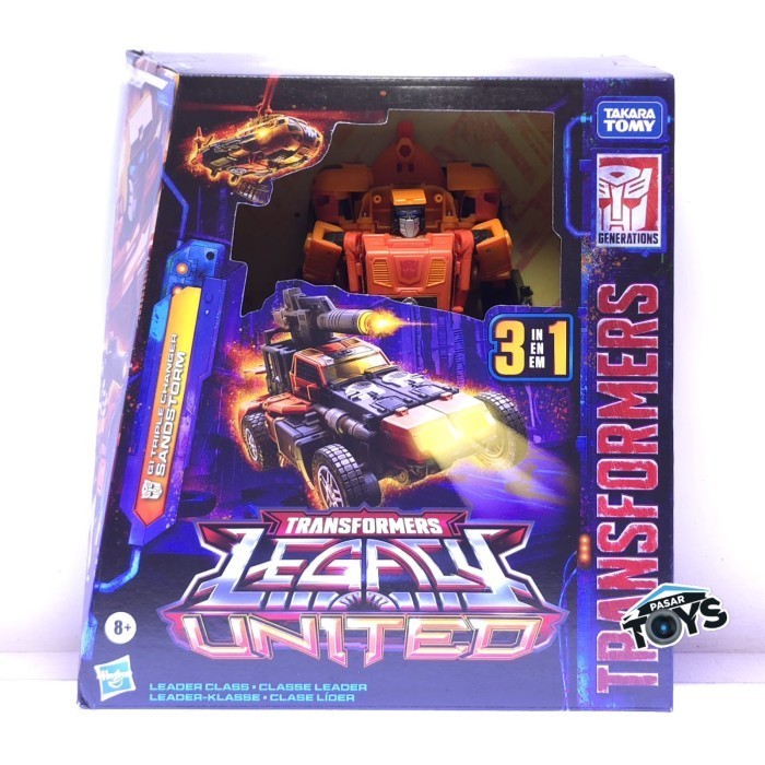Transformers Legacy United G1 Triple Changer Sandstorm Leader Class (In-Stock