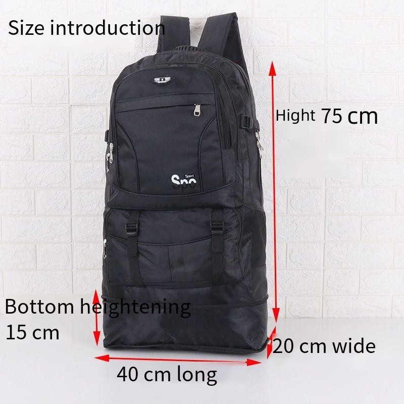 (SS) Beg gunung kain nilon 110L luar beg galas perjalanan beg galas ...