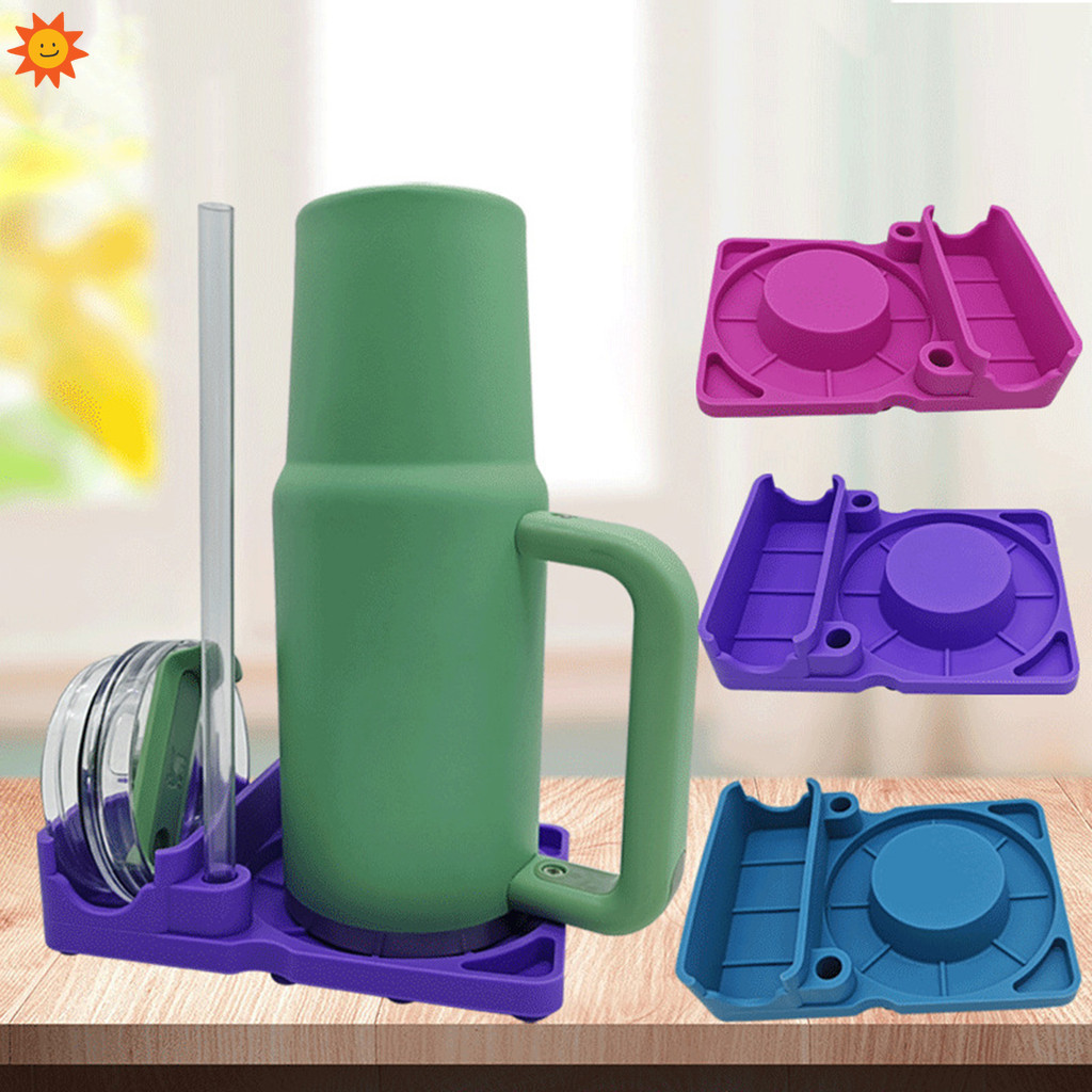 Bottle Drying Rack for Stanley Cup, Food Grade Drainer Rack, Silicone ...