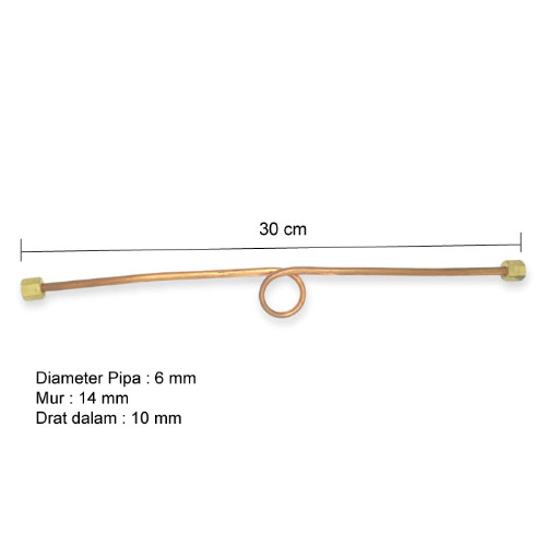 Breathing Pipe A Copper Pipe Air Compressor 2 Hp 30 cm Shopee Malaysia