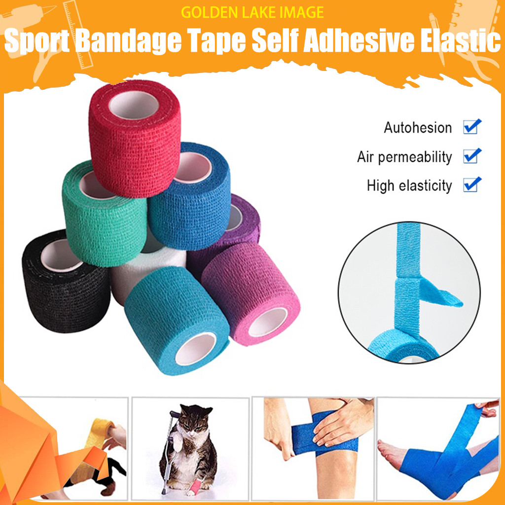 Sport Bandage Tape Self Adhesive Elastic Bandage First Aid Tape Wrap ...
