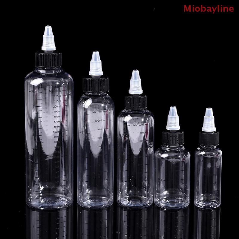 {Miobayline} 30ml-250ml Plastic PET Liquid Capacity Dropper Bottles ...