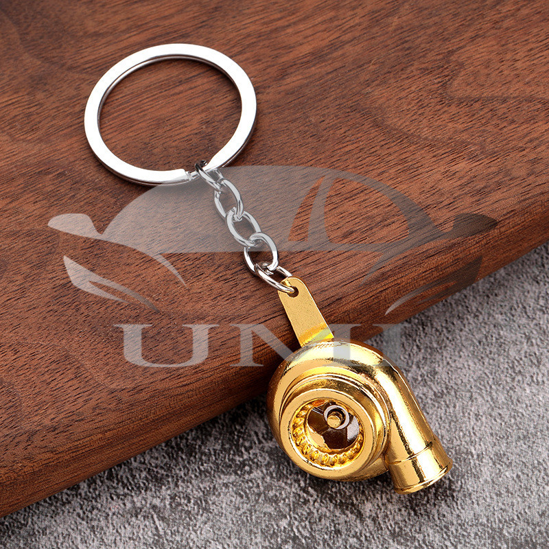 Keychain Creative Unique Gift Car Turbo Charge Modified Keychain ...