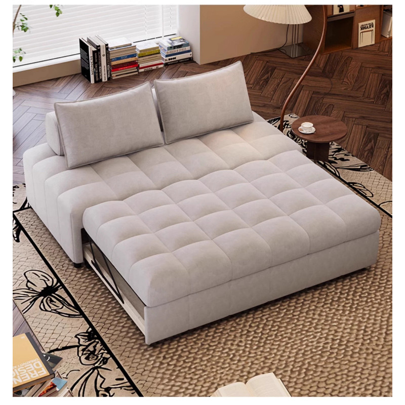 Puff Sofa Bed DualUse Adjustable Retractable Folding Bed Room Simple