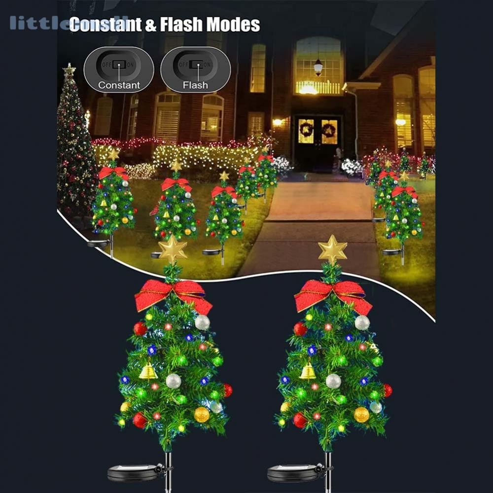 Christmas Tree Lawn Star Light Sensors Upgrade Driveway Note Easy To ...