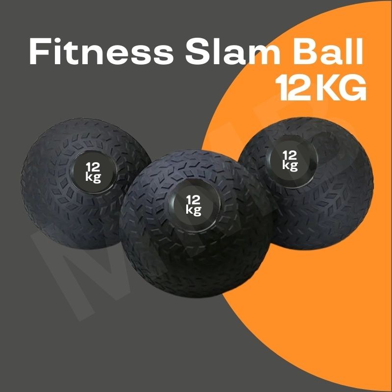 Ballon De Baudruche Slam Ball VirtuFit 7 Kg - Ballon De Fitness Noir - Pour Entraînement Fonctionnel Power Ball