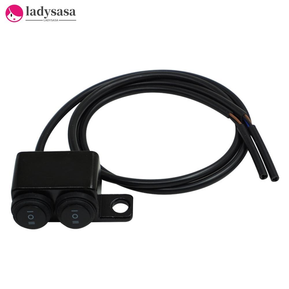Ladysasa 12V Motorcycle Dual 10mm Mirror Mount Switches Motorbike ...