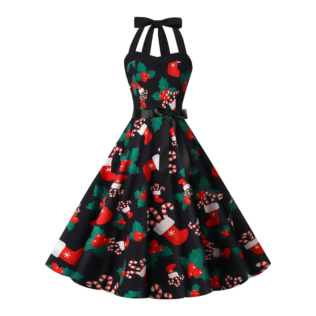 Heavy Industry Rhinestone Comes With Chest Pad Mesh Starry Sky Printed Swing Mid Length Dress Boning Corset Slim Strap Dress Organza