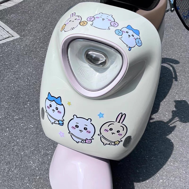 Chiikawa Uzawa Electric Car Sticker Waterproof Luggage Sticker Notebook ...