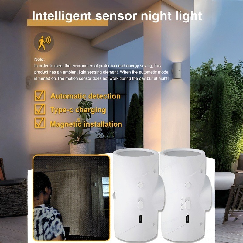HOT [Automatic Lighting/Ultra-Long Battery Life]Human Body Sensor Night ...