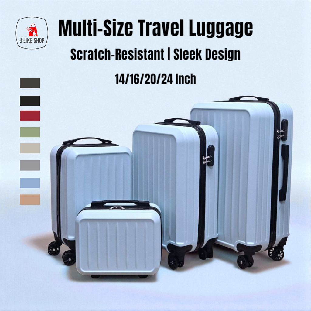 Multi-Size Travel Luggage 14/16/20/24 InchScratch-Resistant | Sleek ...