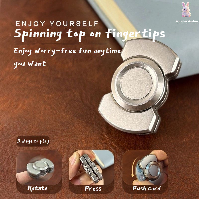 Novelty 3 in 1 Spinner Slider Clicker Fidget Toy Stress and Anxiety ...