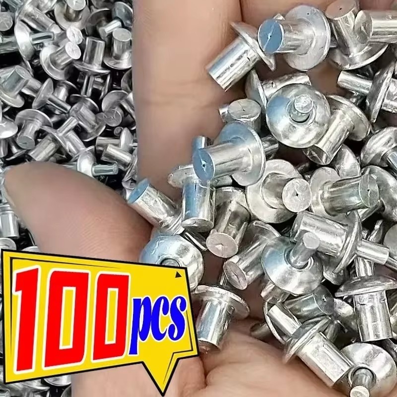 100Pcs Aluminum Alloy Expansion Rivets - Hammer Drive Expansion Rivets ...