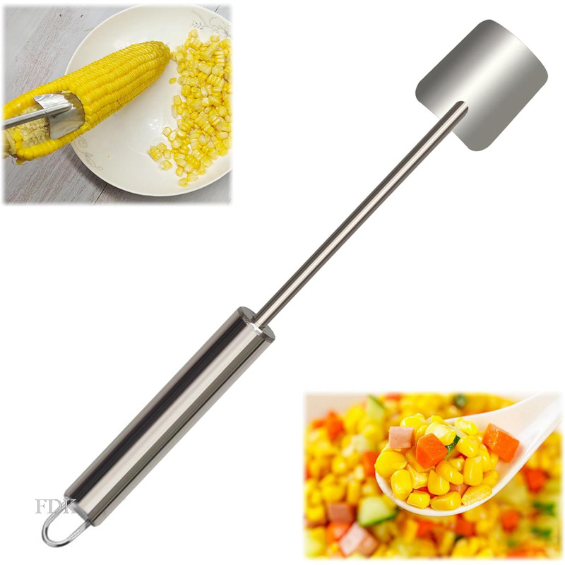Multitrust Corn Stripper Cob Cutter Corn Peeler Shucker Kitchen Cooking