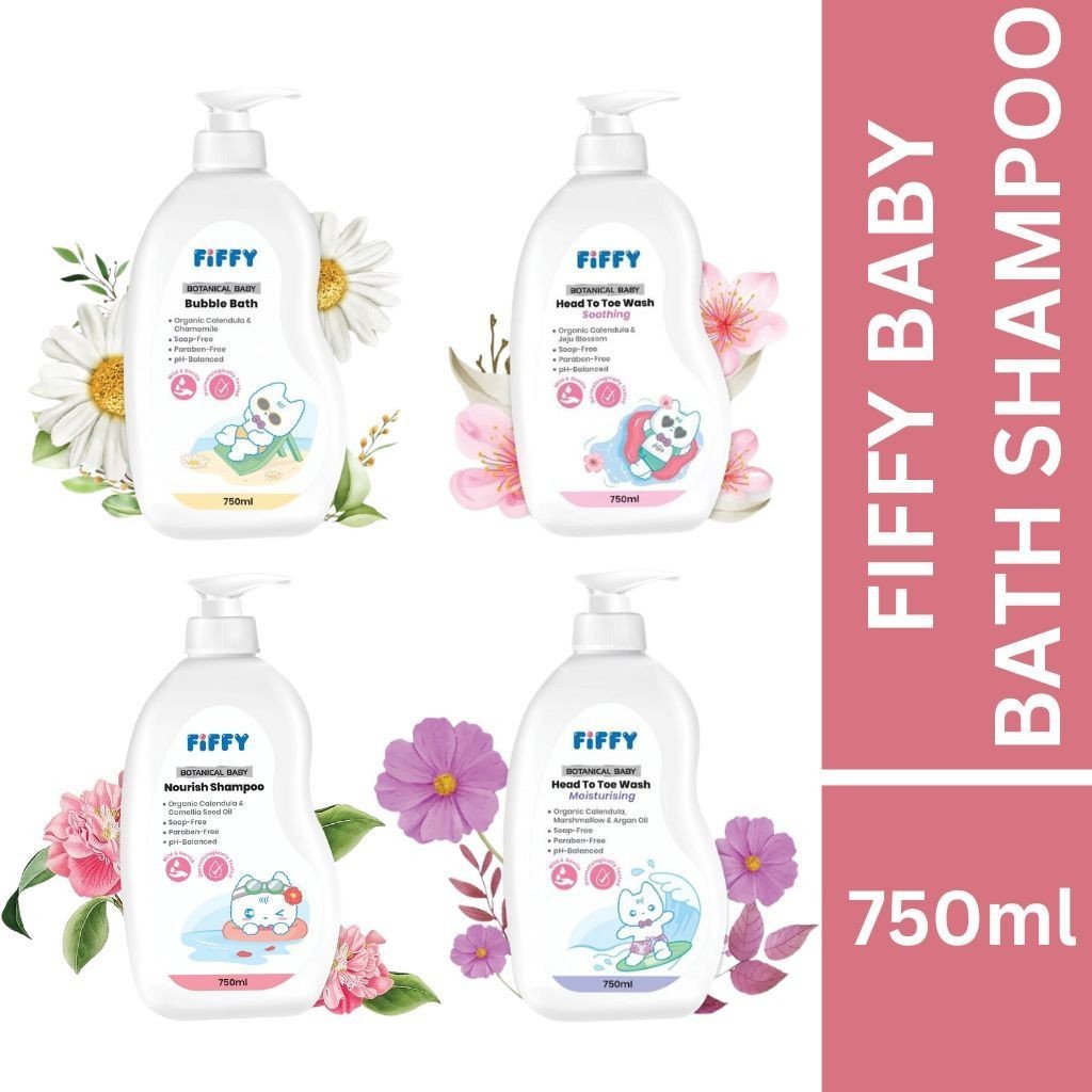 FIFFY Botanical Baby Bubble Bath Moisturising Soothing Bath Shampoo ...