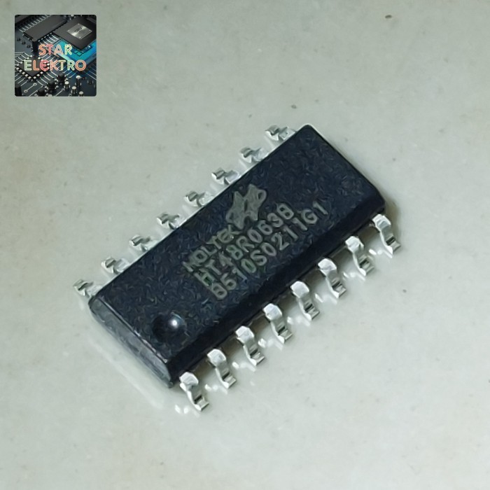 Ht48r063b Sop-16 SMD HT48R063 IC Enhanced I/O 8-Bit OTP MCU Holtek HT ...
