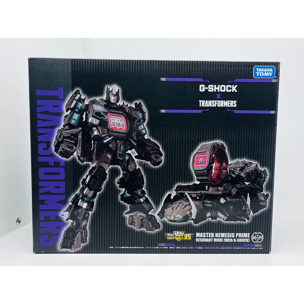 Transformers Casio Co-Branded G-Shock Watch Dark Optimus Prime Japanese ...
