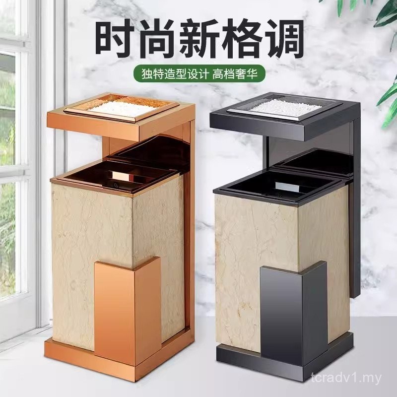 Hotel ini lobi tong sampah marmar dengan asbak Pusat membeli-belah ...