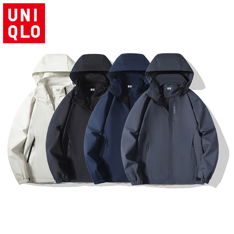 Uniqlo Raincoat Plus Size M 5XL Loose High Quality Waterproof Outdoor Mountaineering Men s Jacket Shopee Malaysia