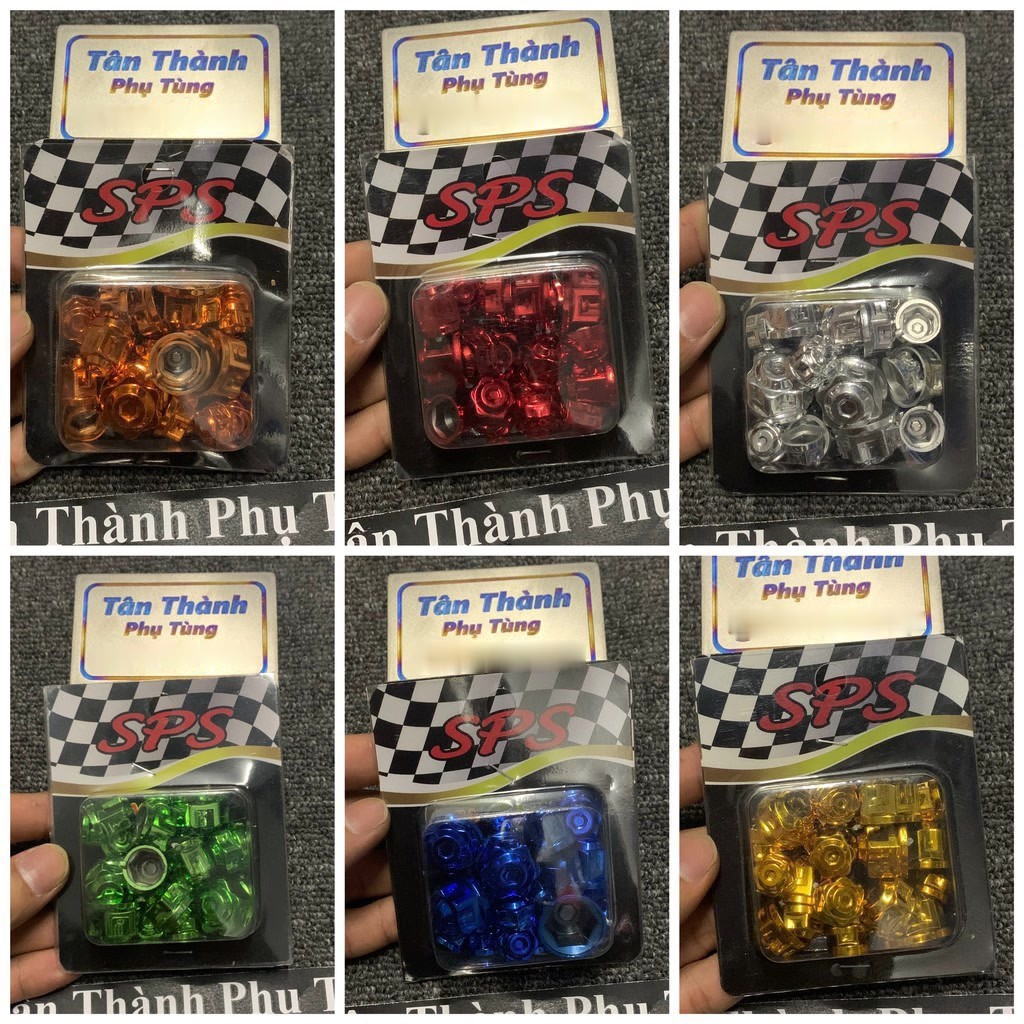 Colored screws to decorate box-style motorbikes | Shopee Malaysia
