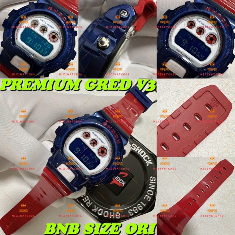 GSK DW6900 CERMIN KACA PL4 PL9 Jdt 3230 Ac2 RCS MM2 Merah Jam Tangan ...