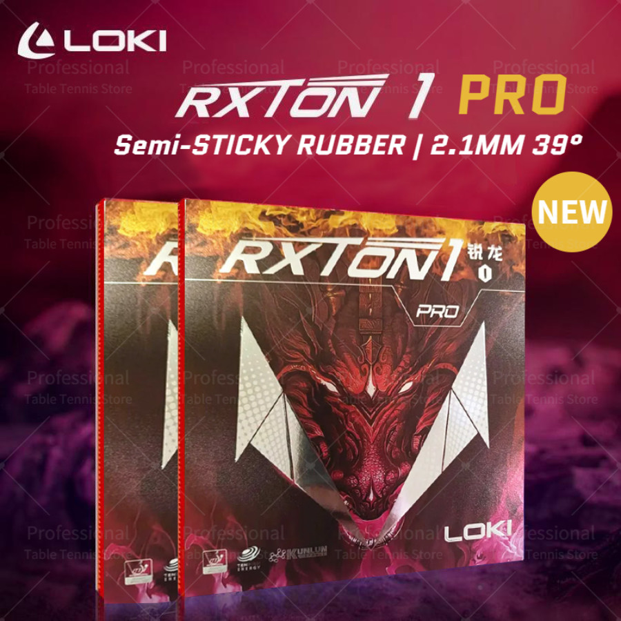 Original LOKI RXTON 1 PRO Table Tennis Rubber Semi-sticky Fast Attack ...