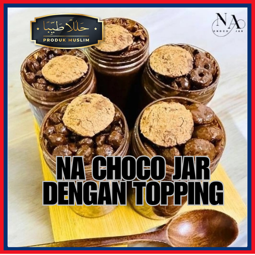 NA Chocojar Coklat Dengan TOPPING Premium Mini Choco Crunch Chocolate ...