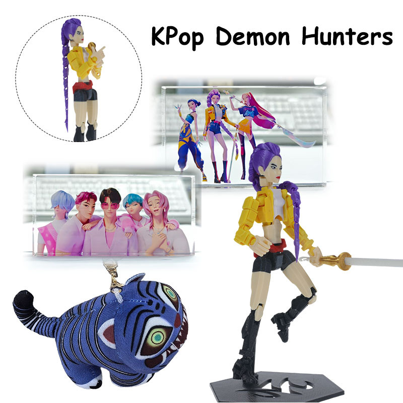 Derpy Tiger KPop Demon Hunters Rumi 3D Printed Model Toy | Shopee Malaysia