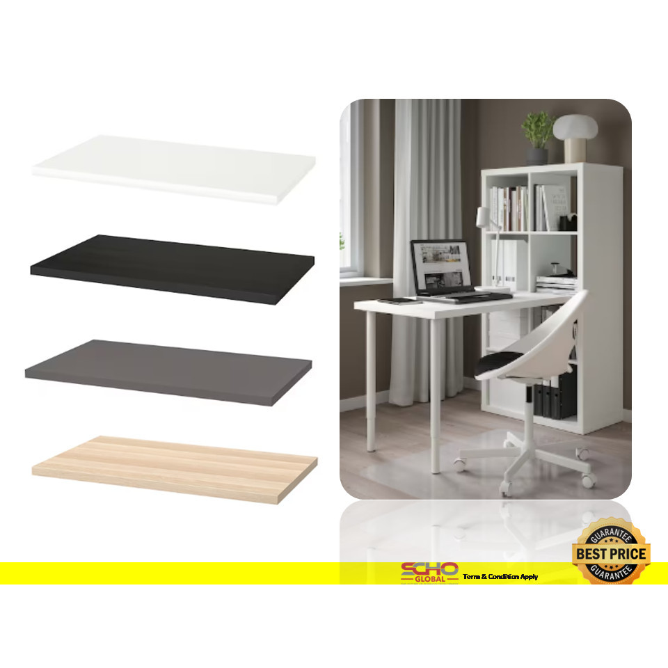 IKEA-LINNMON Table top, 100 x 60 cm | Shopee Malaysia