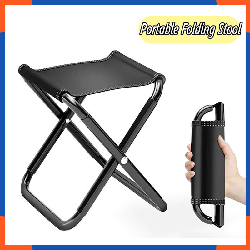 Mini Portable Folding Stool Ultra Light Outdoor Slacker Chair Hiking ...