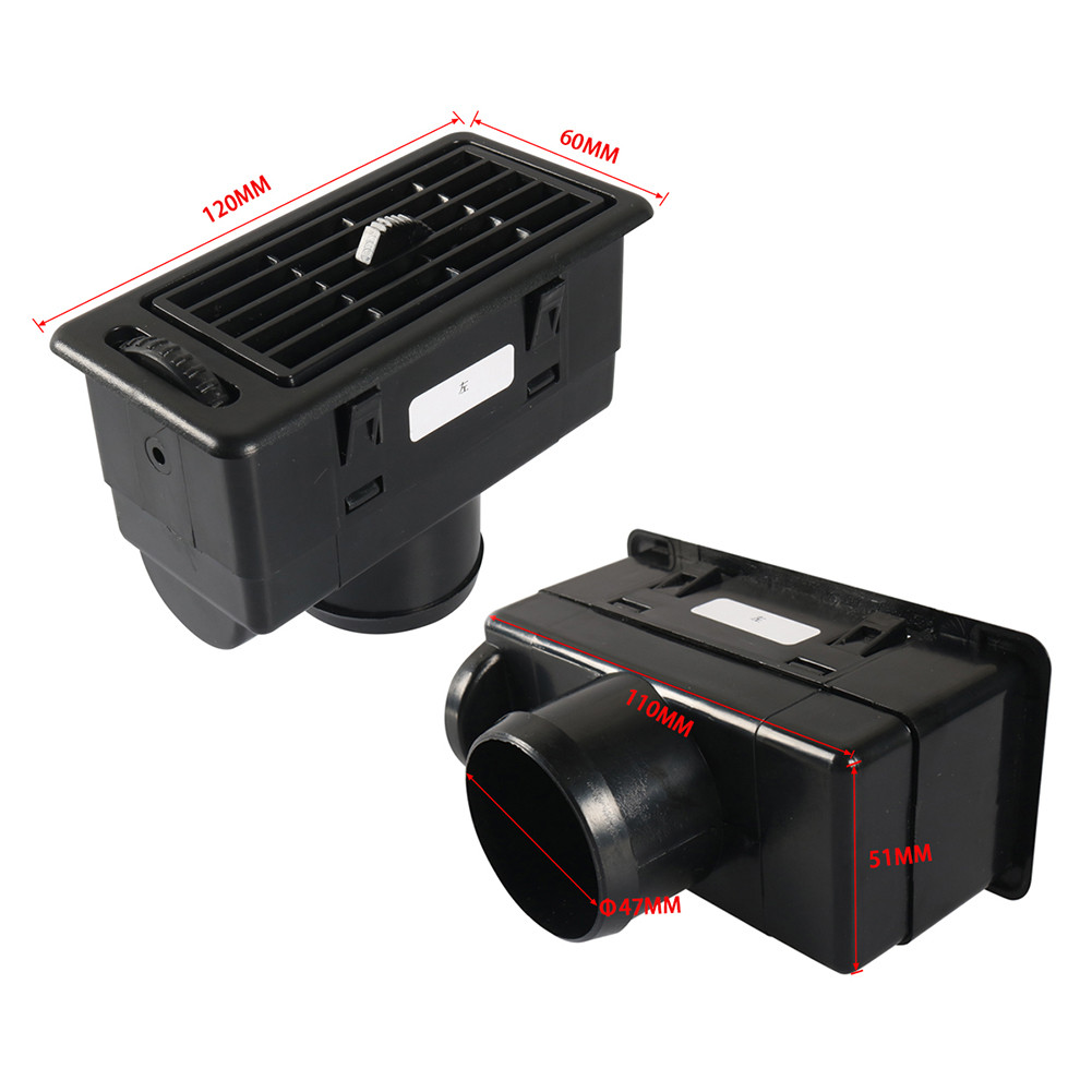 Car Front Air Outlet Vent Dash Panel Heat AC Dashboard Air Conditioning