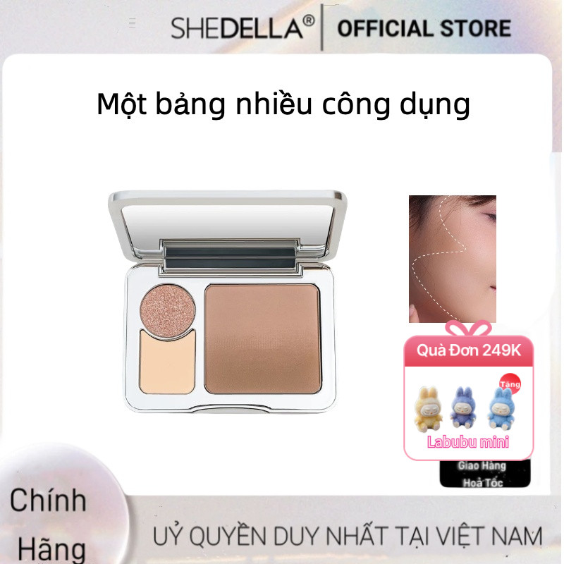 Shedella Shitia 2 in 1 Contouring and Highlighting Palette (5.2gr ...
