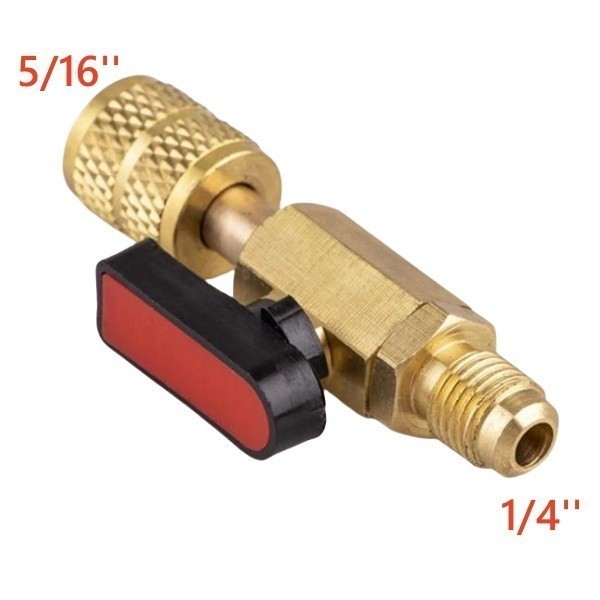 DFOdiy Refrigeration Ball Valve Adapter R32 R22 R410a Gas Aircond ...