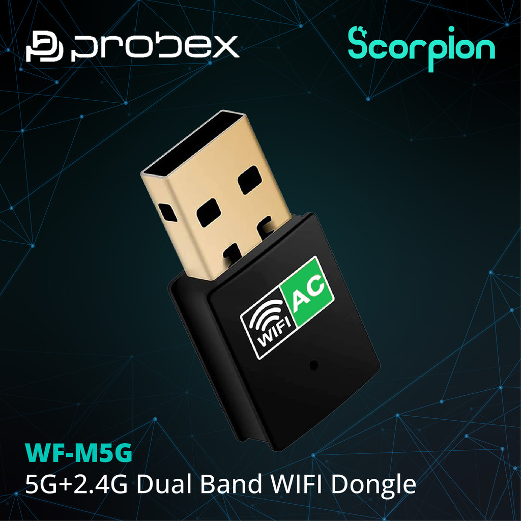 Probex WF-M5G 5G+2.4G Dual Band WIFI Dongle | Shopee Malaysia