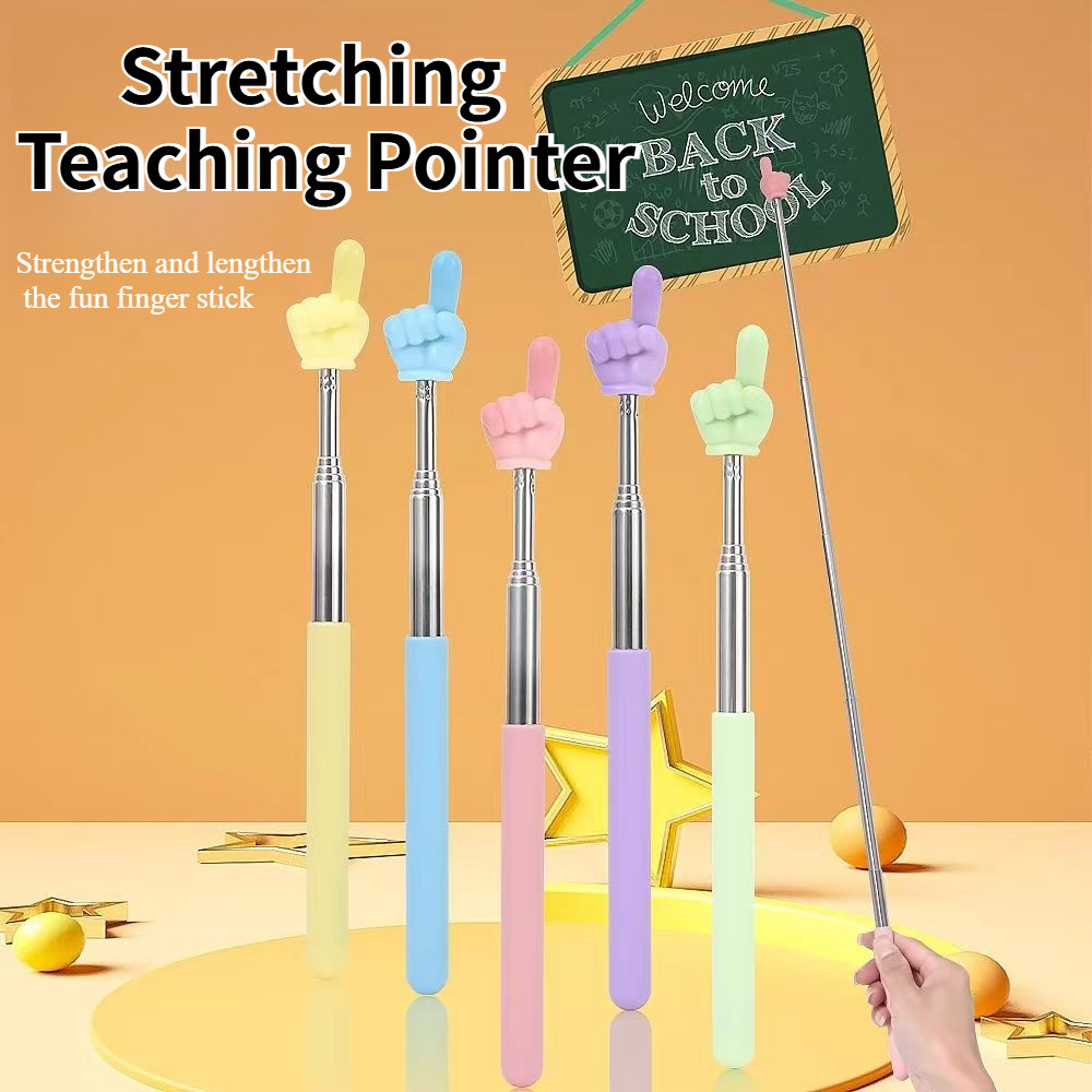 【hot】Kids Reading Retractable Little Finger Reading Stick Pointer ...